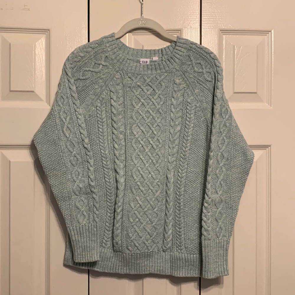 Cable knit sweater